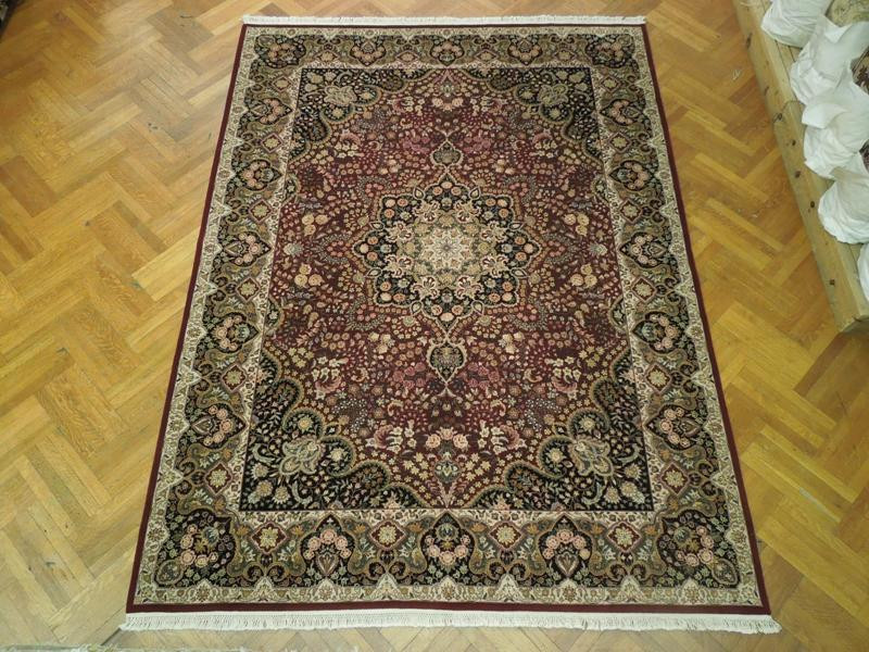 9 x 12 Oriental Sarough Wool & Silk Traditional Handmade Rug