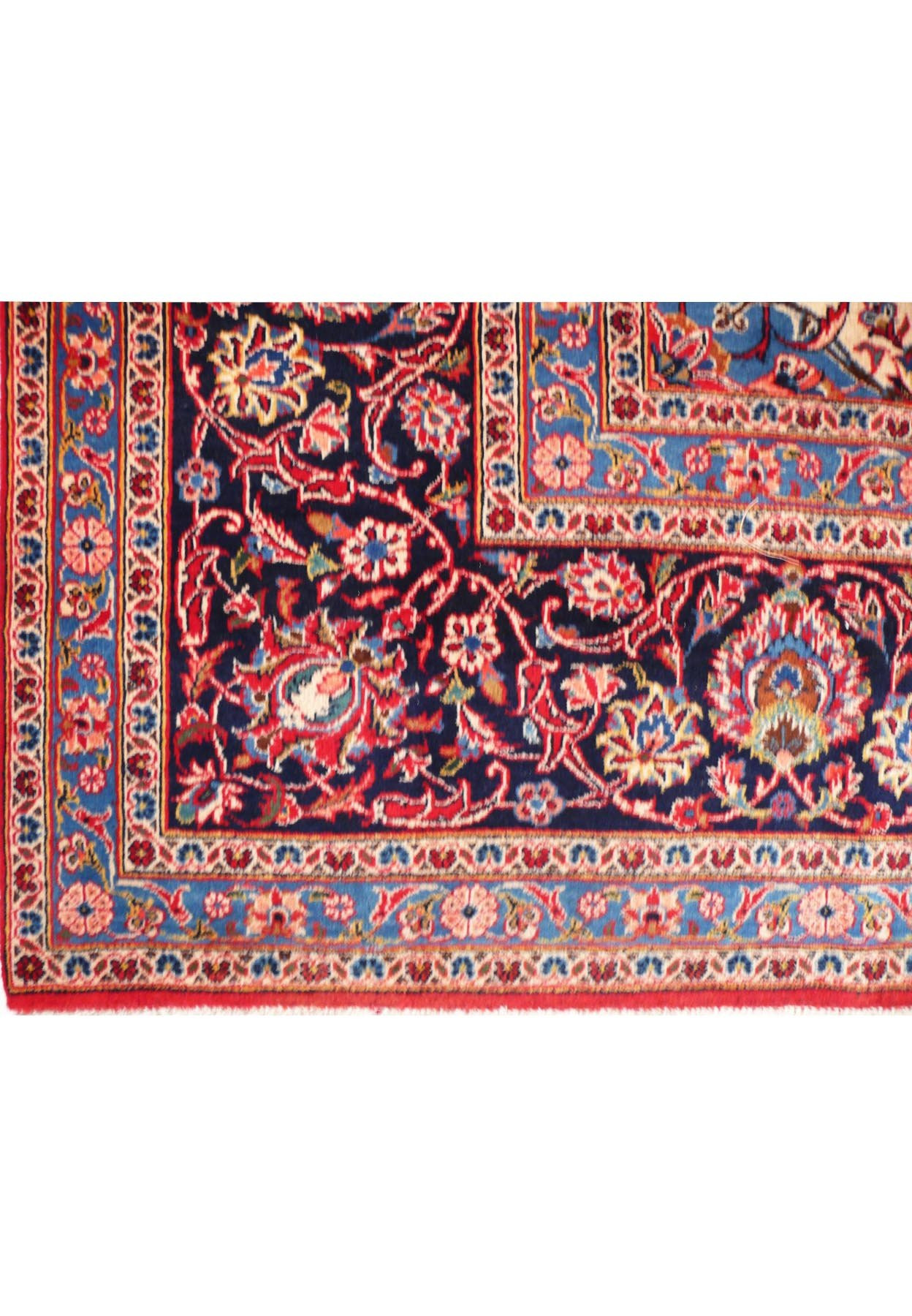 10 x 14 Classic Persian Kashan Rug | Known from TV Show Shark Tank