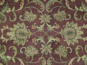 Harooni Rugs - Exotic 8x8 Authentic Handmade Round Agra Rug - India