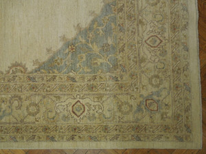 Chobi Peshawar Rug 8x11 Unique Medallion