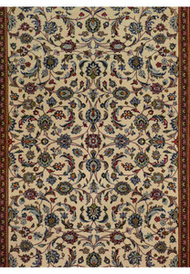 6'5 x 10 Persian Sarough All-Over Design Rug