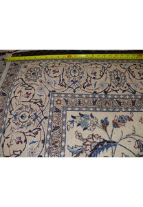 6'6 x 9'6 Persian Nain 9 LAA Star Medallion Rug
