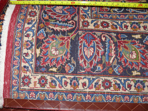 10 x 13'8" Persian Kashan Rug