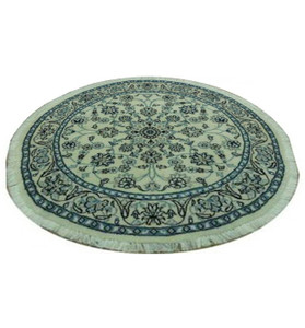 3'7" x 3'7" Persian Nain Round Rug