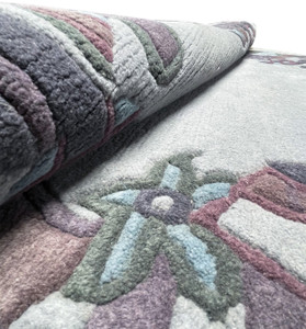 5 x 5 Modern Tibetan Round Rug