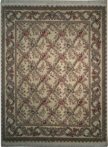 8 x 10 Oriental English Garden Design Rug