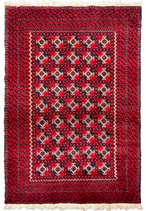 3'1 X 4'7 Persian Baluch Tribal Rug