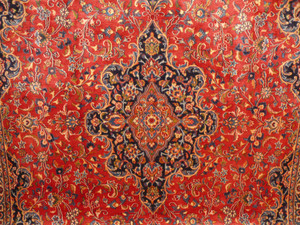9'6" x 12'7" Persian Kashan Rug