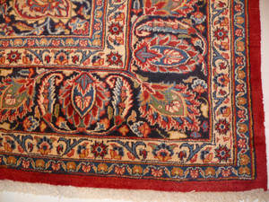 9'6" x 12'7" Persian Kashan Rug