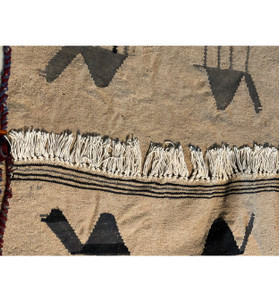 2'5" x 3'7" Antique Qashqai Kelim Rug