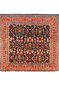 7x7 Persian Sarough Rug Square