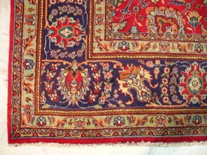 10 x 13 Persian Tabriz Rug Allover Design