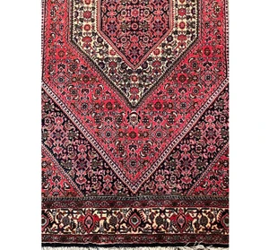 3'7" x 6 Persian Bijar Iron Rug
