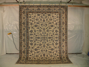 8'2 x 11' Persian Nain Rug All-Over Design Beige