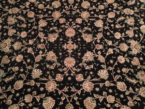 8 x 10 Oriental Tabriz Design Wool & Silk Rug