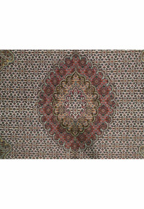 5 x 7 Persian Tabriz 50 Raj Wool & Silk Rug