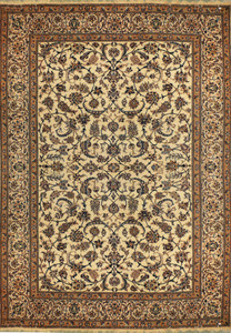 8'1" x 11'5 Persian Nain 9 LAA Rug Wool & Silk