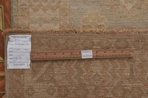 2'6'' x 9' Chobi Peshawar Sun Dried Rug Ancient Pot Dyeing Elegant Runner