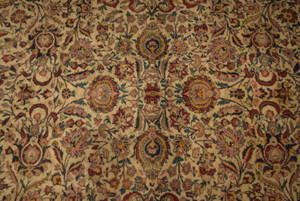 5'4" x 7'8" Antique Persian Kashan Rug
