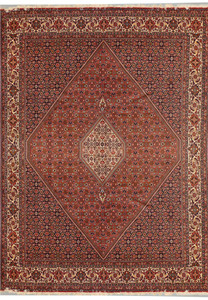8'3 x 11 Iron Persian Bijar Rug | High-End