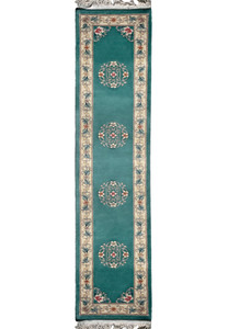 2'3 x 11 Oriental Art Deco Runner Rug 3