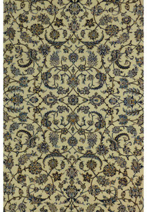 7 x 10 Persian Nain 9 LAA Garden All-Over Ivory Design Rug