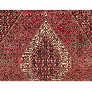 8'2 x 11'5 Persian Bijar Iron Rug