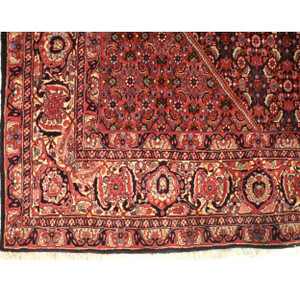 8'2 x 11'5 Persian Bijar Iron Rug