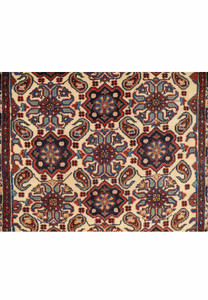 3'3 x 4'6 Antique Persian Koliai All-Over Design Rug