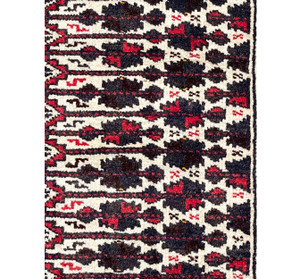 3'2" x 4'1" Persian Baluch Prayer Rug