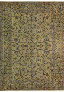 8'8" x 12'1" Persian Kashan Rug