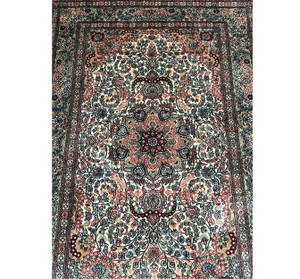 3 x 5'2 Oriental Tabriz 100% Silk Rug
