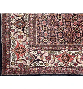6'6" x 8'3" Persian Bijar Iron Rug