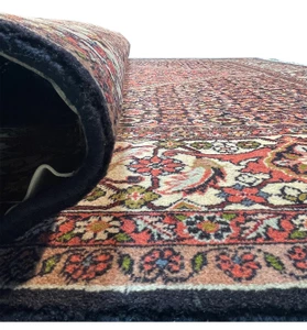 6'6" x 8'3" Persian Bijar Iron Rug