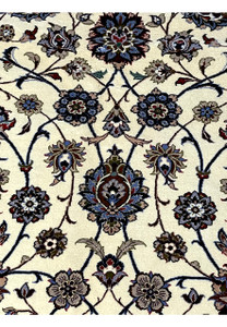 Details Persian Isfahan Wool and Silk