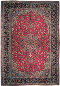 Image of a 10x16 Persian Najafabad rug, featuring intricate floral motifs and a vibrant color palette.