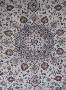 8'1 x 11'4 Persian Kashan Signed Rug