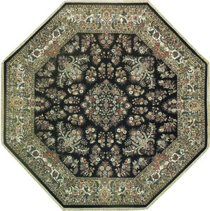 8 x 8 Oriental Sarough Octagon Rug