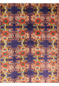 Persian Bijar Runner of high quality floral and vine design