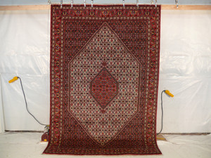 7 x 10 Persian Bijdar Rug Mahi Design