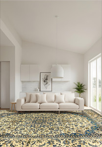 10'2 x 14'3 Persian Kashan rug