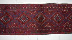 2' x 9'1" Afghan Mashwani Runner Rug