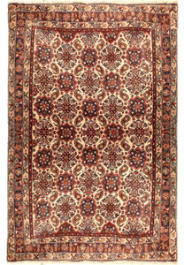3'7 x 5 Antique Persian Koliai Rug