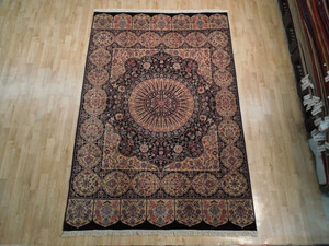 6 x 9 Oriental Isfahan Dome Design Rug