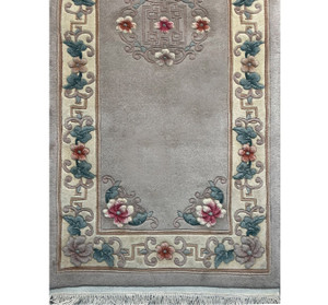 2'3 x 11 Oriental Art Deco Runner Rug 1