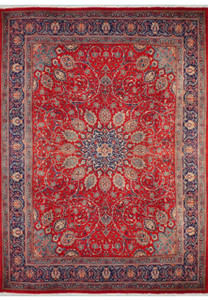 10'2" x 13'6" Persian Mahal Rug