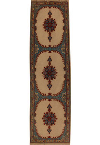 2 x 7 Persian Nain Runner Rug