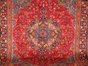 10 x 13'1 Persian Mashad Rug
