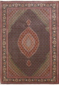 6'6"x 9'8" Persian Tabriz Mahi 50 Raj Wool & Silk Rug