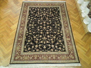 9 x 12 Oriental Tabriz Wool & Silk Rug